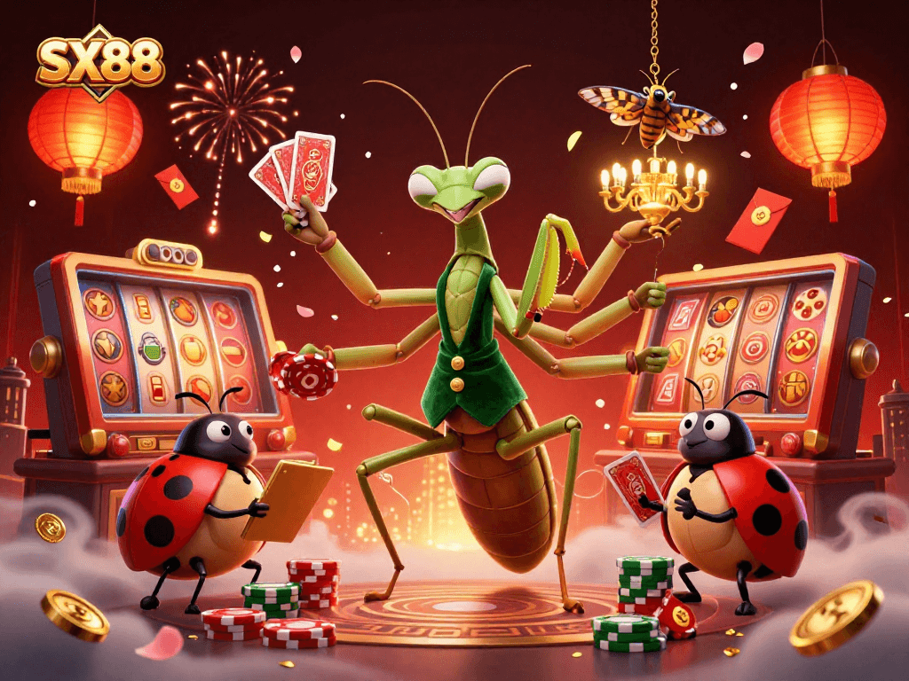 SX88 offers a captivating casino atmosphere with vibrant characters, immersive slots, and dynamic gameplay