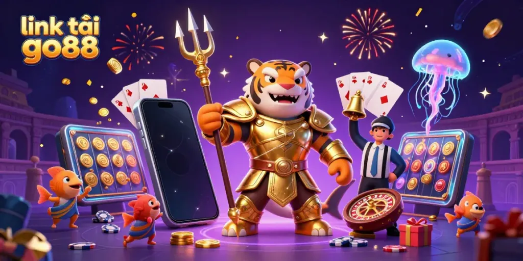 Engage with the thrilling underwater world of Go88, featuring key characters and dynamic game elements that promote link tải go88.