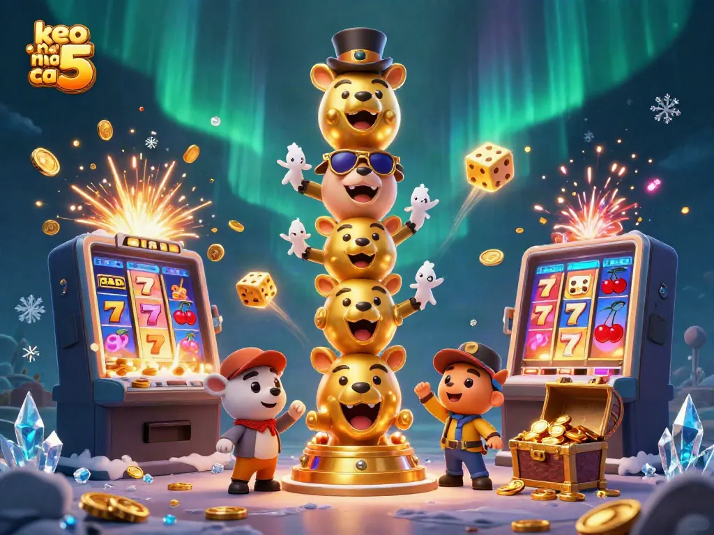 Play exciting games at keo nha cai 5 with engaging casino elements and vibrant visuals.