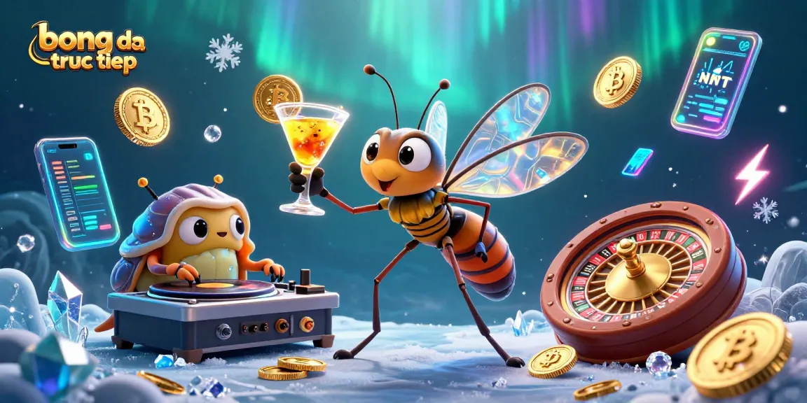 Experience bong da truc tiep excitement with vibrant casino elements and unique character interactions.