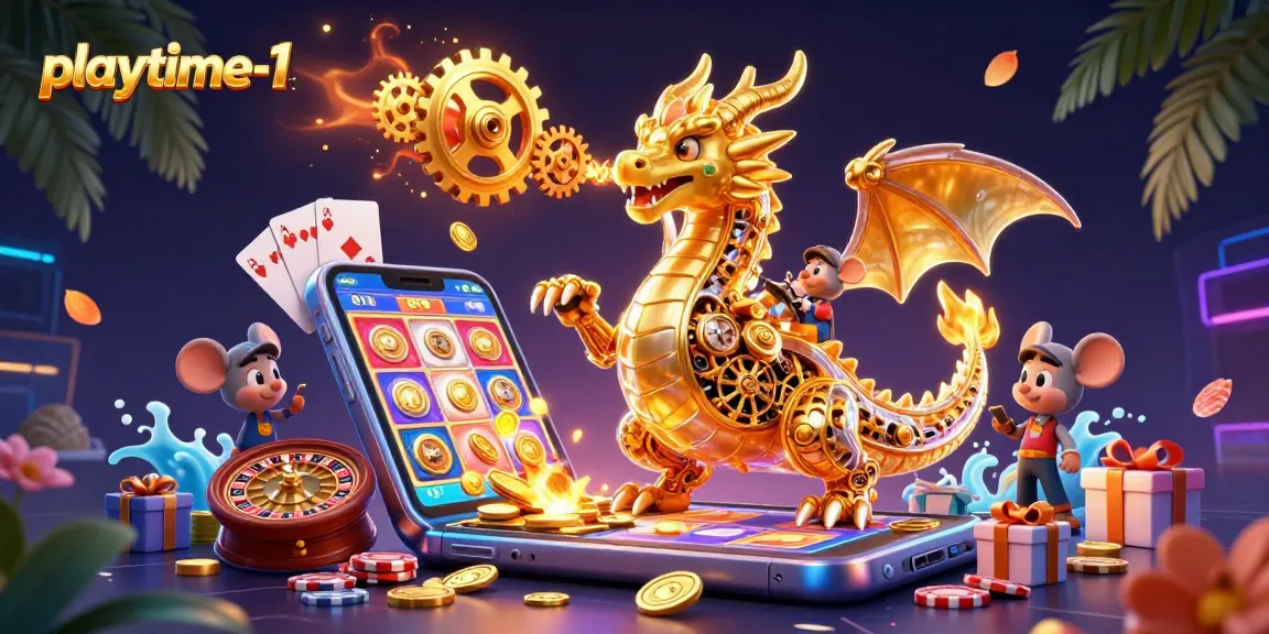 Engage with playtime-1 as a golden dragon illuminates the slot gaming world with spectacular winnings.