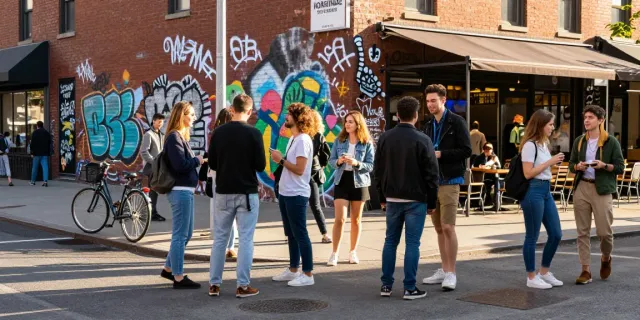 Engaging urban lifestyle at streek.ca highlighting community and connection.
