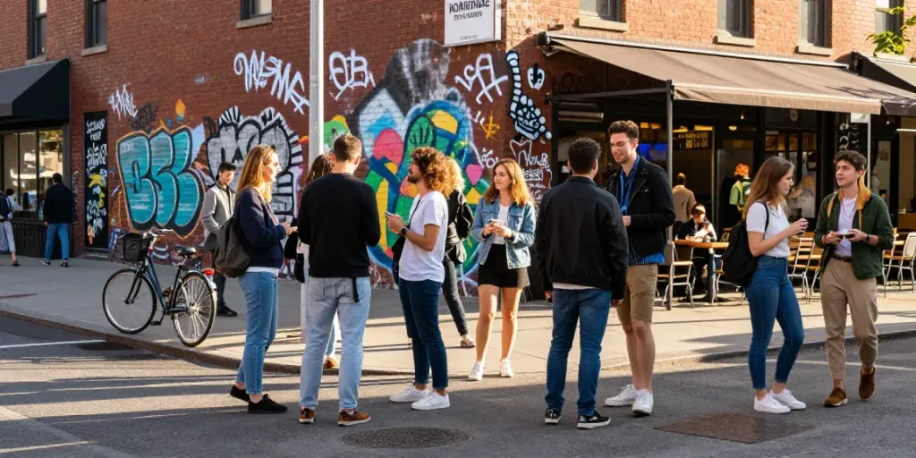 Engaging urban lifestyle at streek.ca highlighting community and connection.