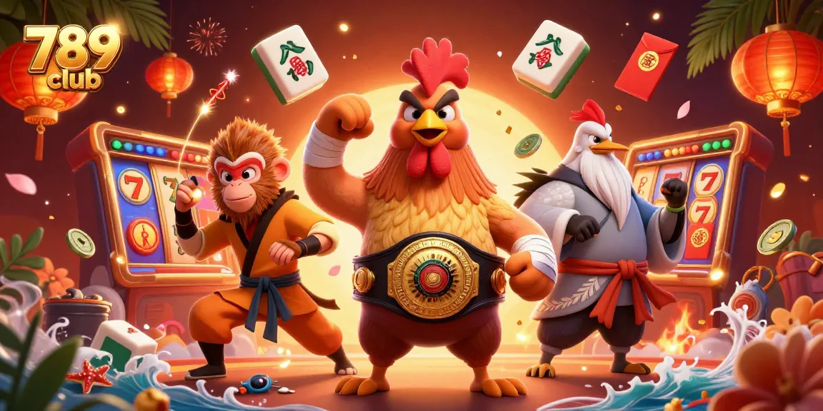 Experience the thrill of 789 club with vibrant slot reels and a dynamic casino atmosphere.