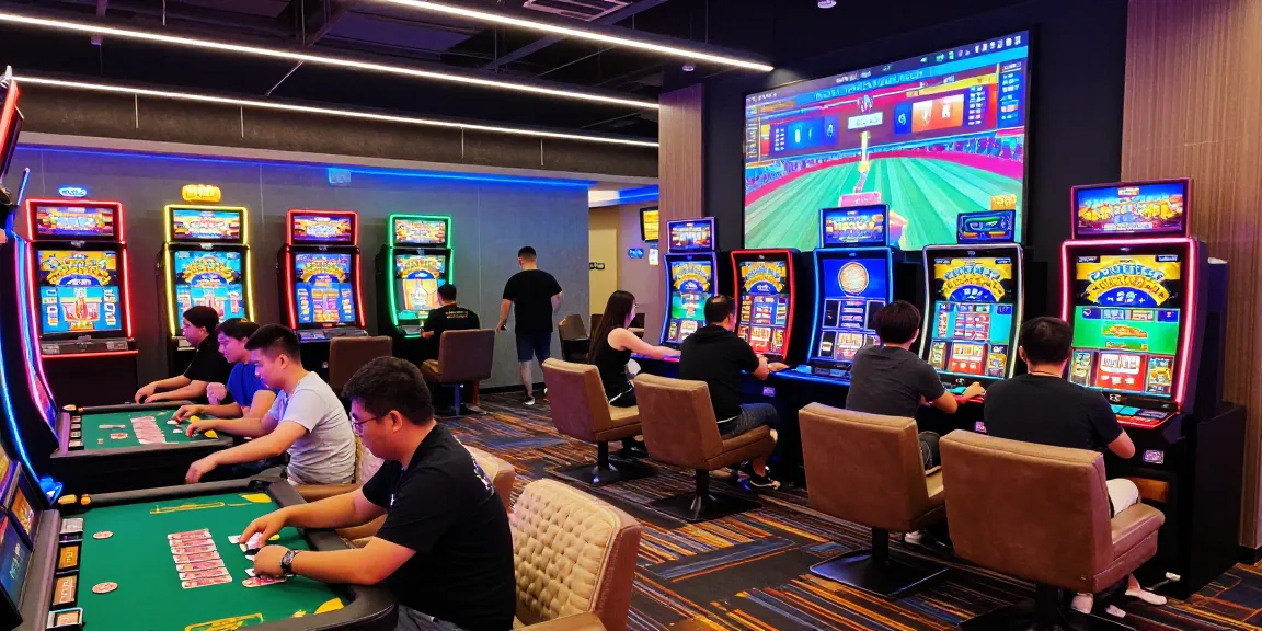 HAYWIN gaming platform showcasing players enjoying diverse games in a vibrant casino atmosphere.