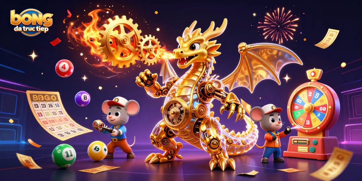 Experience thrilling sports betting action with bong da truc tiep in vibrant 3D cartoon style.