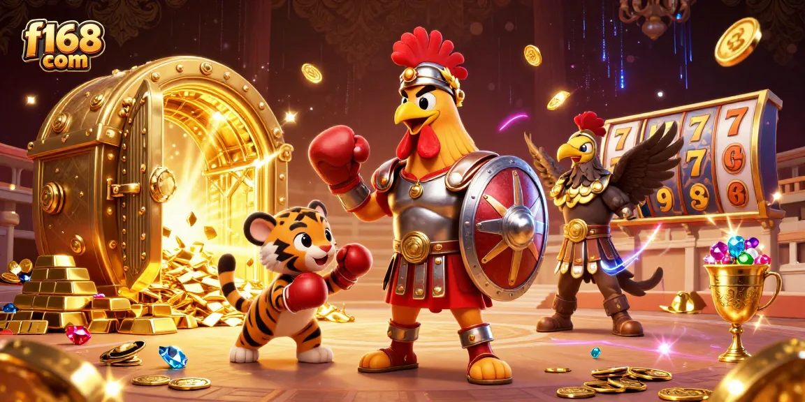 Experience thrilling gaming excitement with f168 com's vibrant casino scene showcasing excitement and winnings.